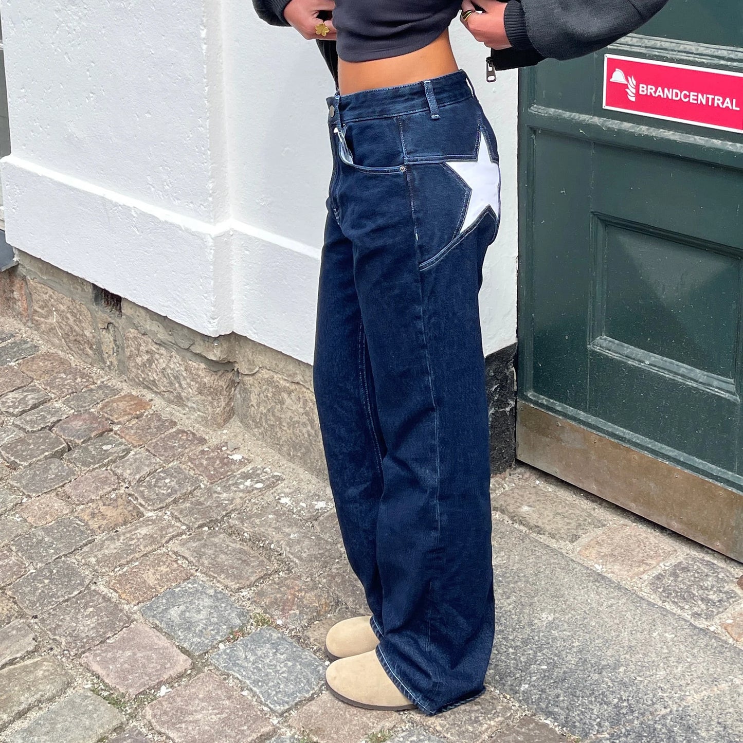 Star Loose Low Rise Denim Jeans