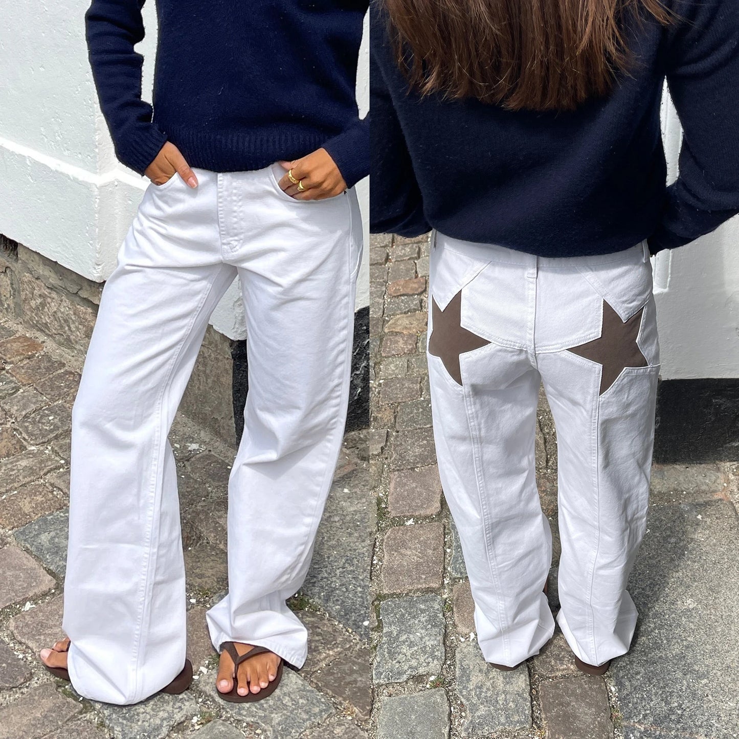 Star Loose Low Rise Denim Jeans