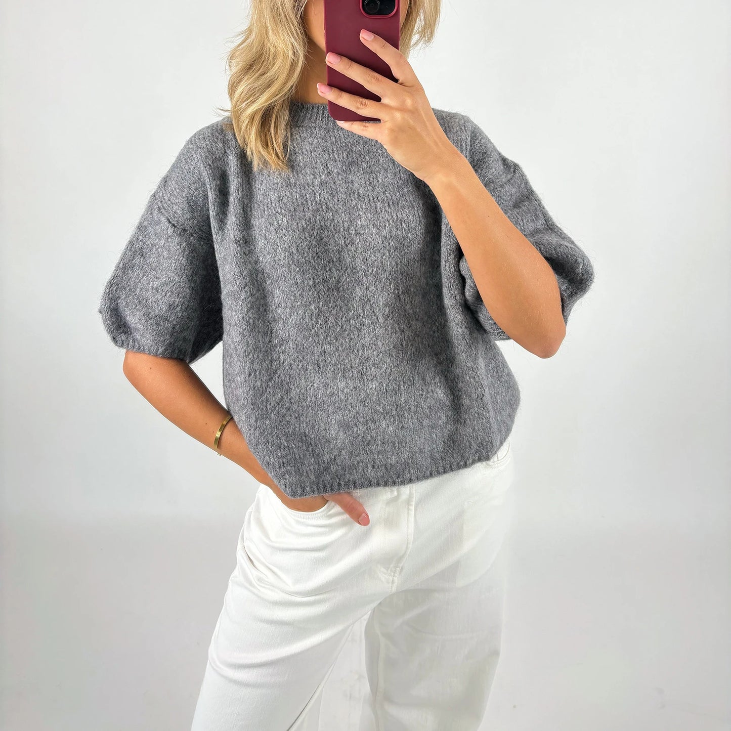 AYLA Short Sleeve Sweater