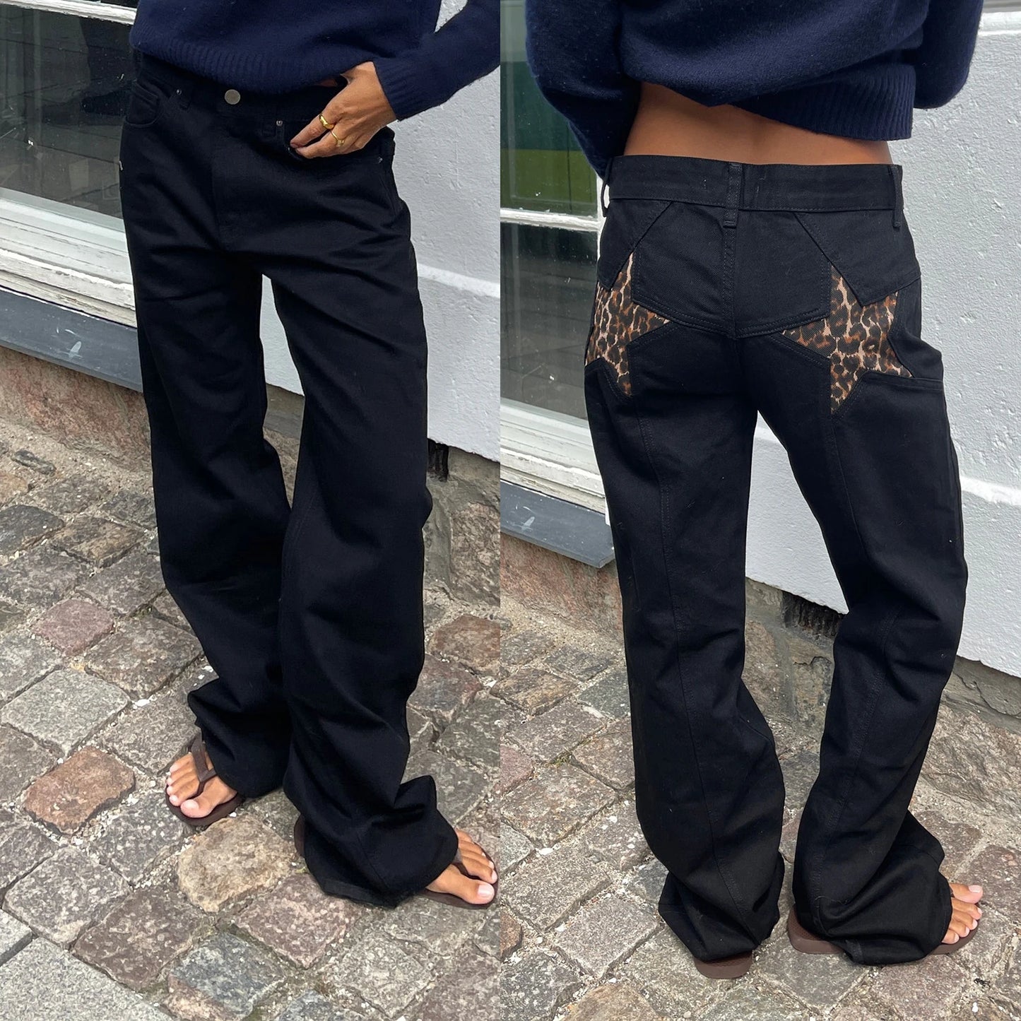 Star Loose Low Rise Denim Jeans