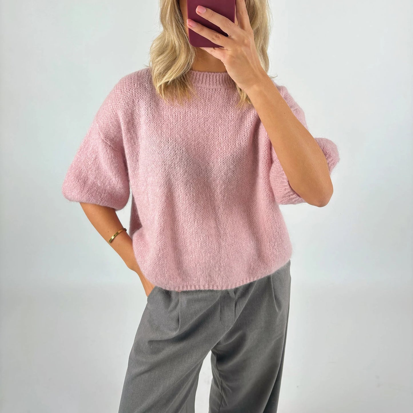 AYLA Short Sleeve Sweater