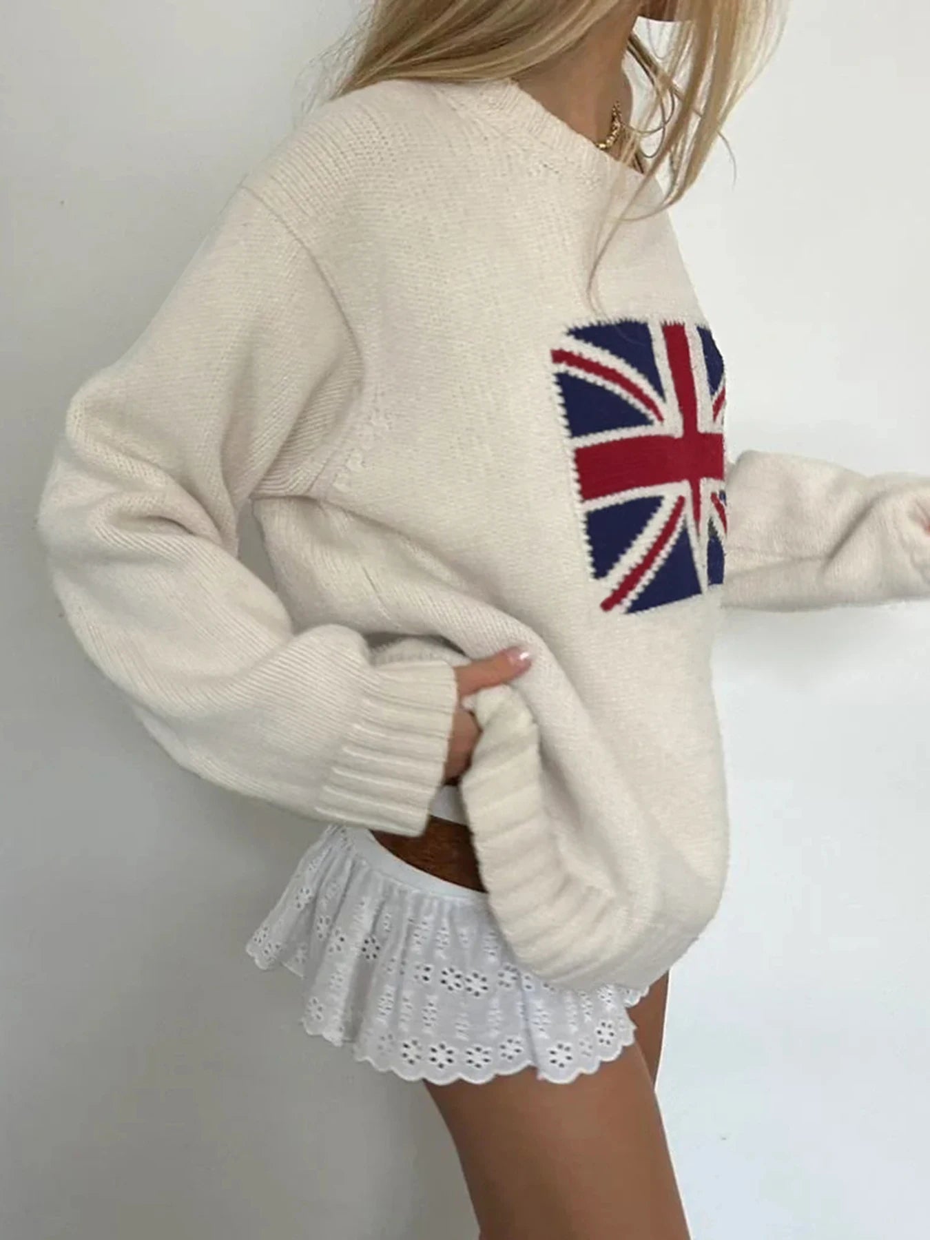 Loose Fit Knitted Sweater