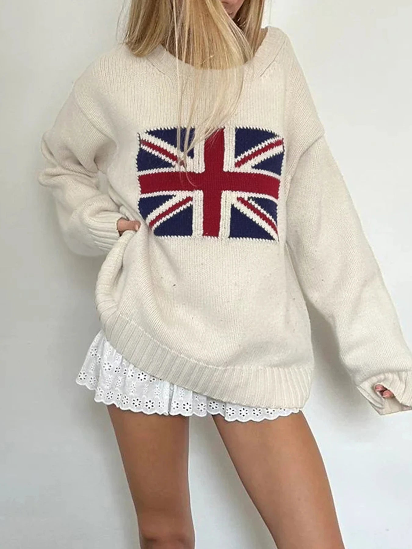 Loose Fit Knitted Sweater