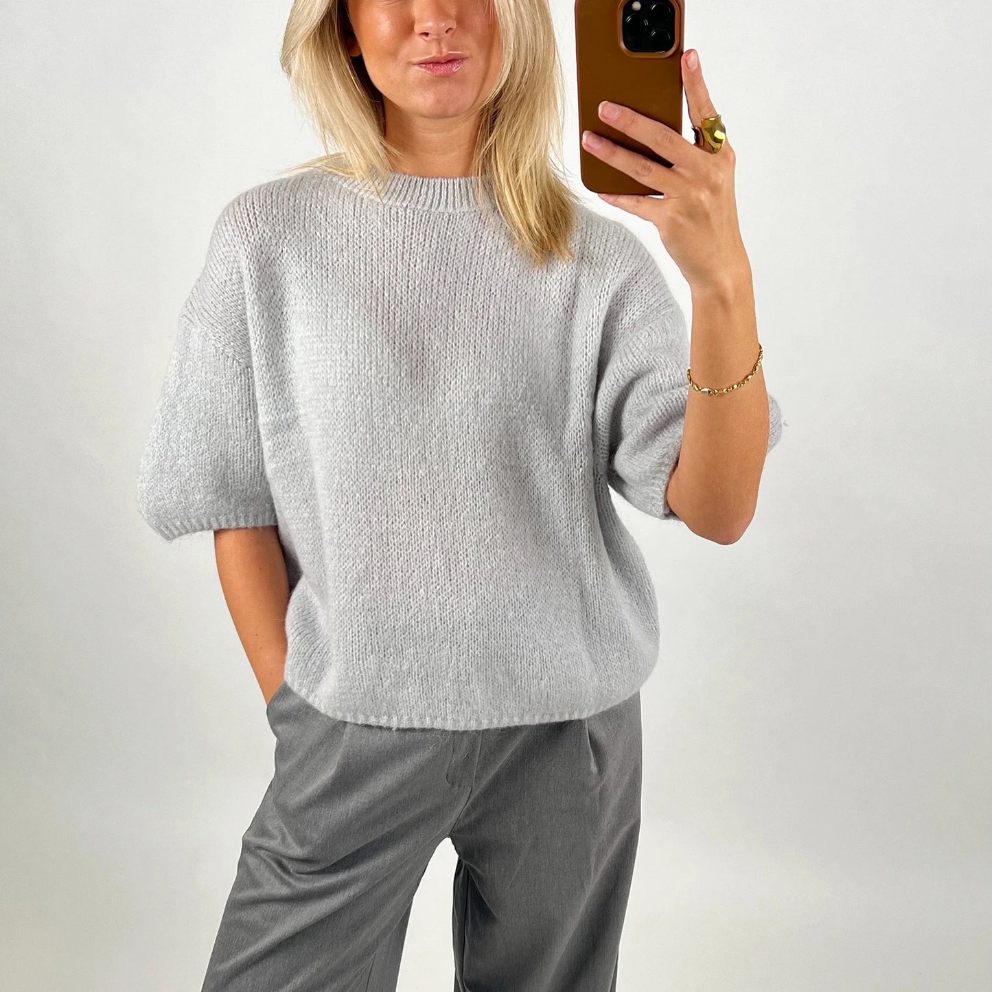 AYLA Short Sleeve Sweater