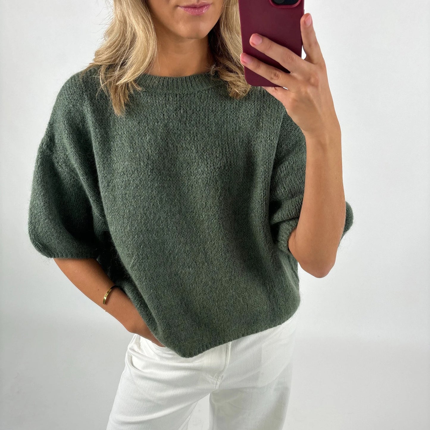AYLA Short Sleeve Sweater