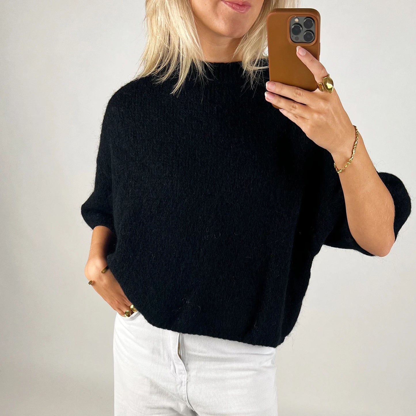 AYLA Short Sleeve Sweater