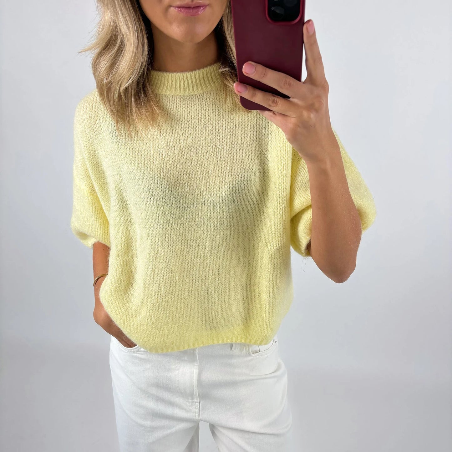 AYLA Short Sleeve Sweater